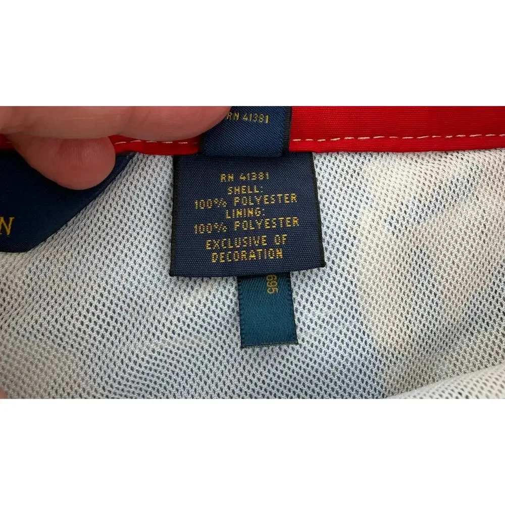 Polo Ralph Lauren Blue Swim‎ Trunks Lined Board Shorts Pirate Ship Buoy Mens 32